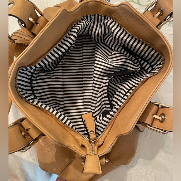 Charming Charlie camel color handbag - Picture 2 of 7